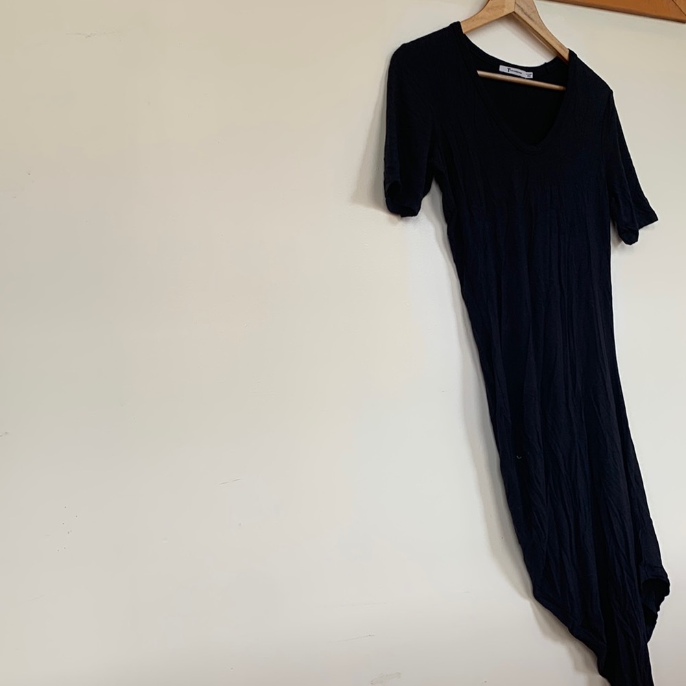 T by Alexander Wang | Black asymmetrical bottom dress | Size M